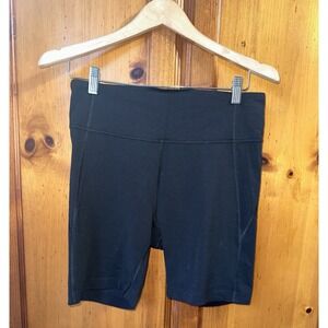 Allbirds Women's L Compression Shorts 7" Inseam Biker Shortslack Wool Blend Yoga
